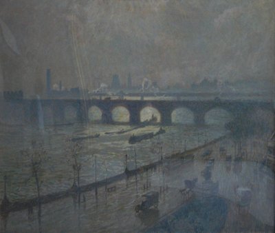 Waterloo Bridge, sole e pioggia da Emile Claus